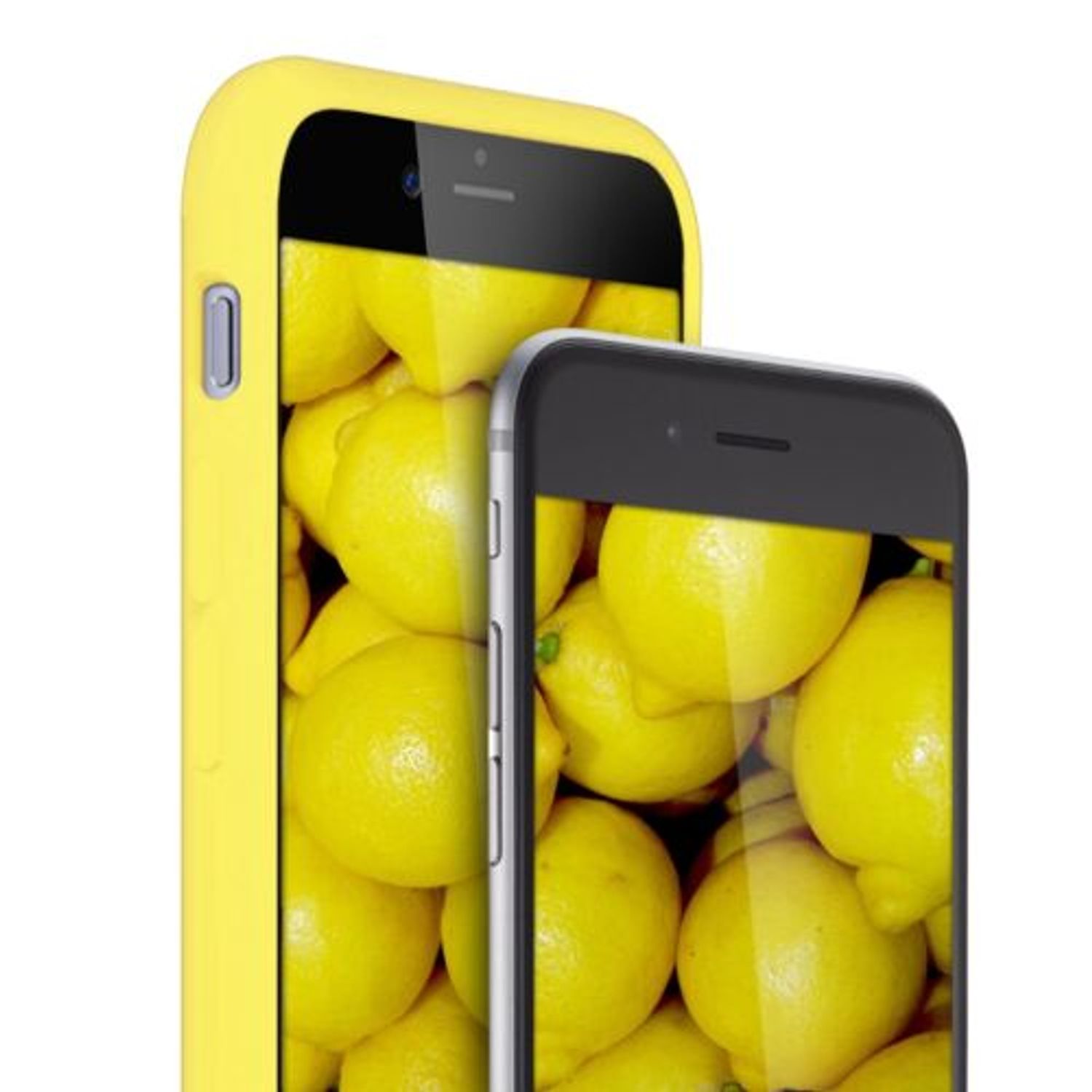 Husa pentru Apple iPhone 6/iPhone 6s, Silicon, Galben, 40223.30 fotografia produsului View 5 L