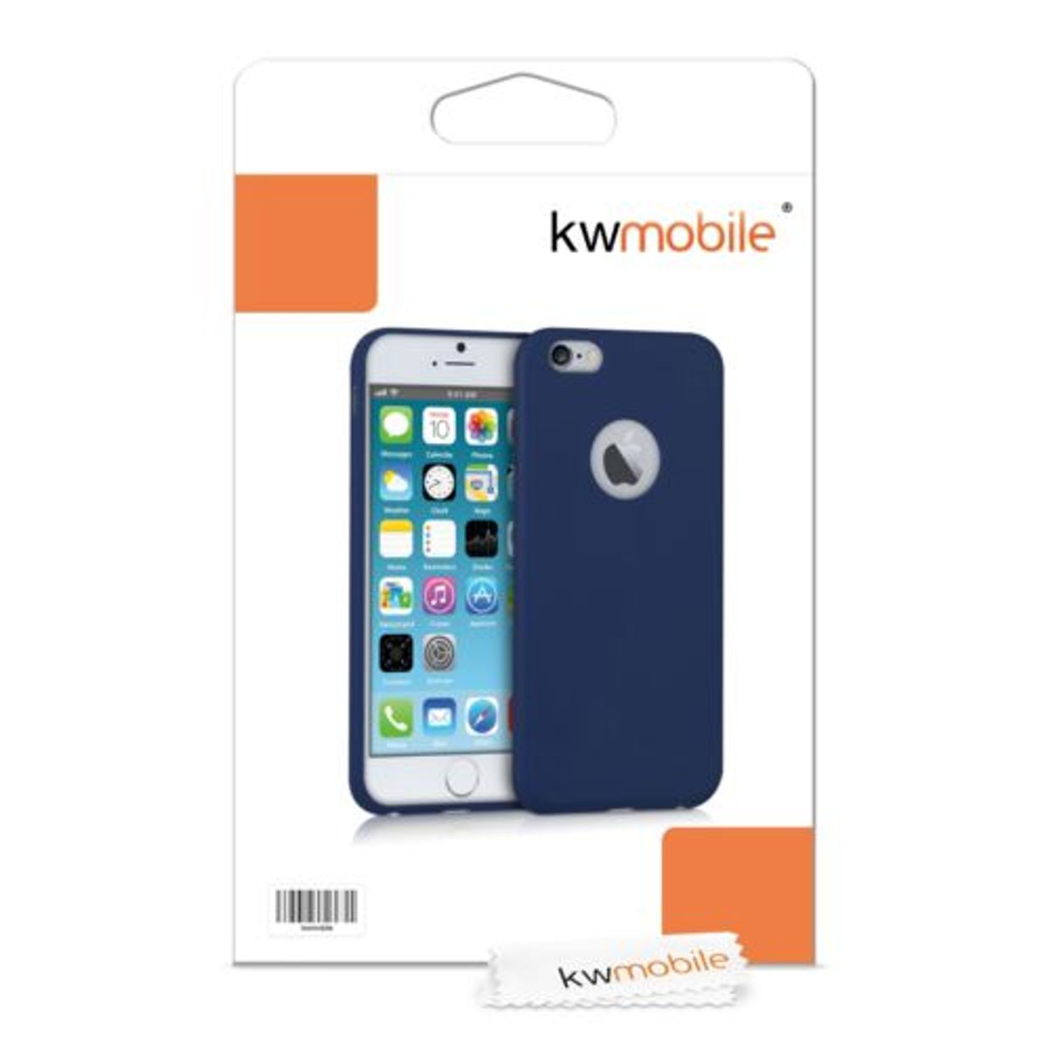 Husa pentru Apple iPhone 6/iPhone 6s, Silicon, Albastru, 33100.17 fotografia produsului
