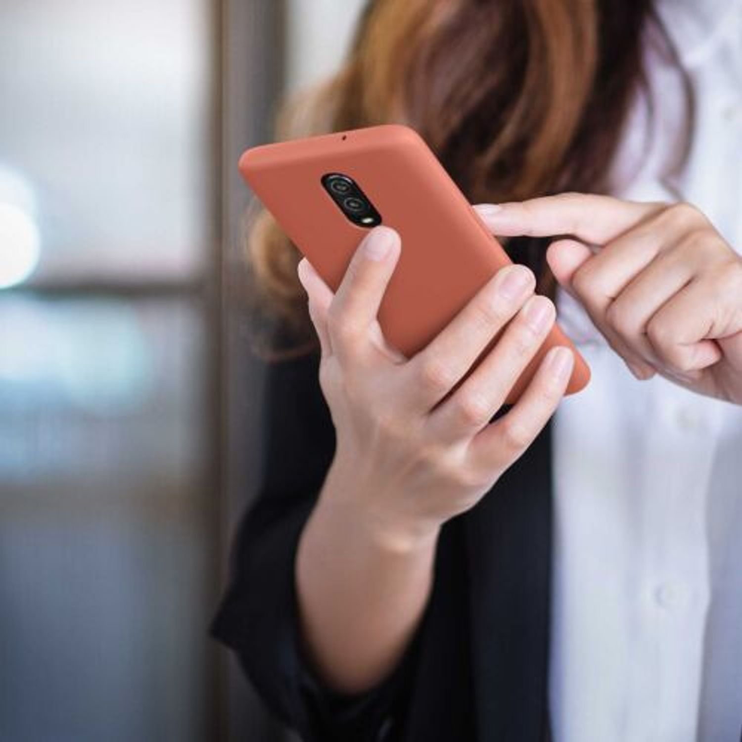Husa pentru OnePlus 6T, Silicon, Roz, 46316.215 fotografia produsului View 8 L