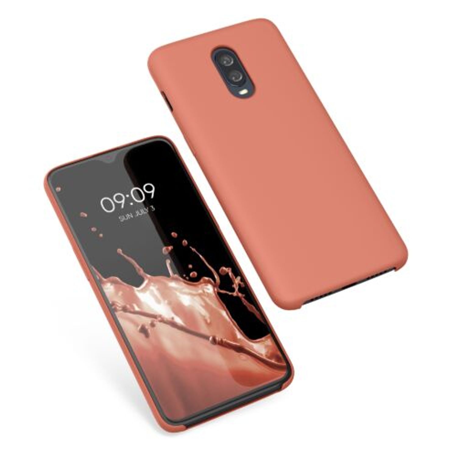 Husa pentru OnePlus 6T, Silicon, Roz, 46316.215 fotografia produsului View 2 L