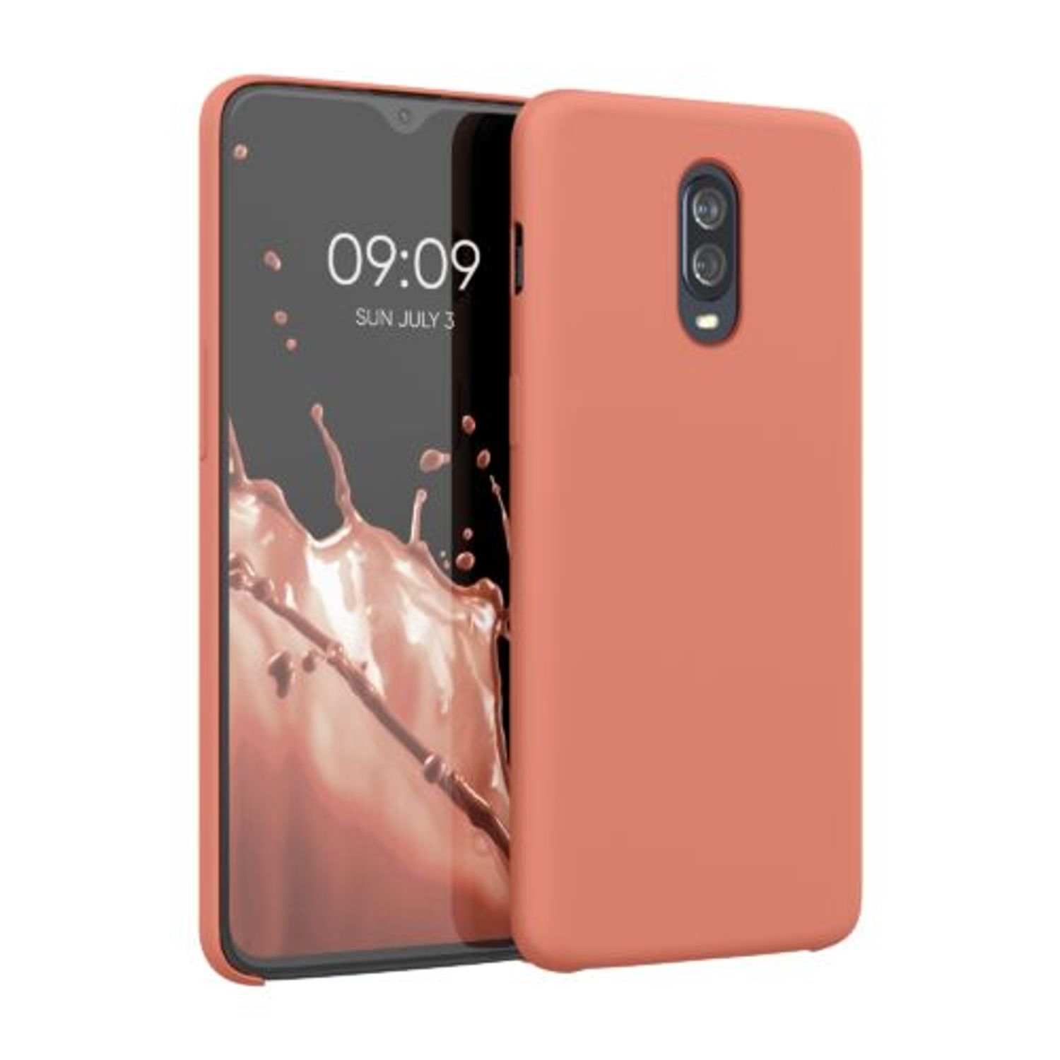 Husa pentru OnePlus 6T, Silicon, Roz, 46316.215 fotografia produsului