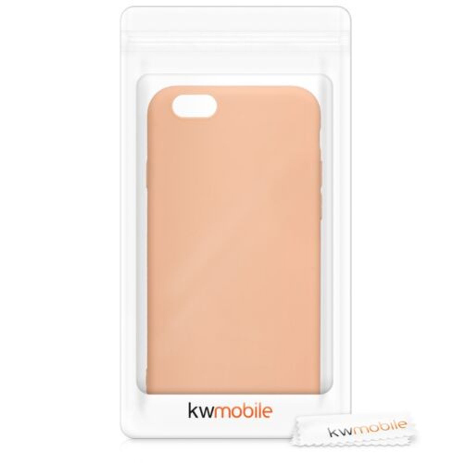 Husa pentru Apple iPhone 6/iPhone 6s, Silicon, Rose Gold, 35176.138 fotografia produsului View 7 L