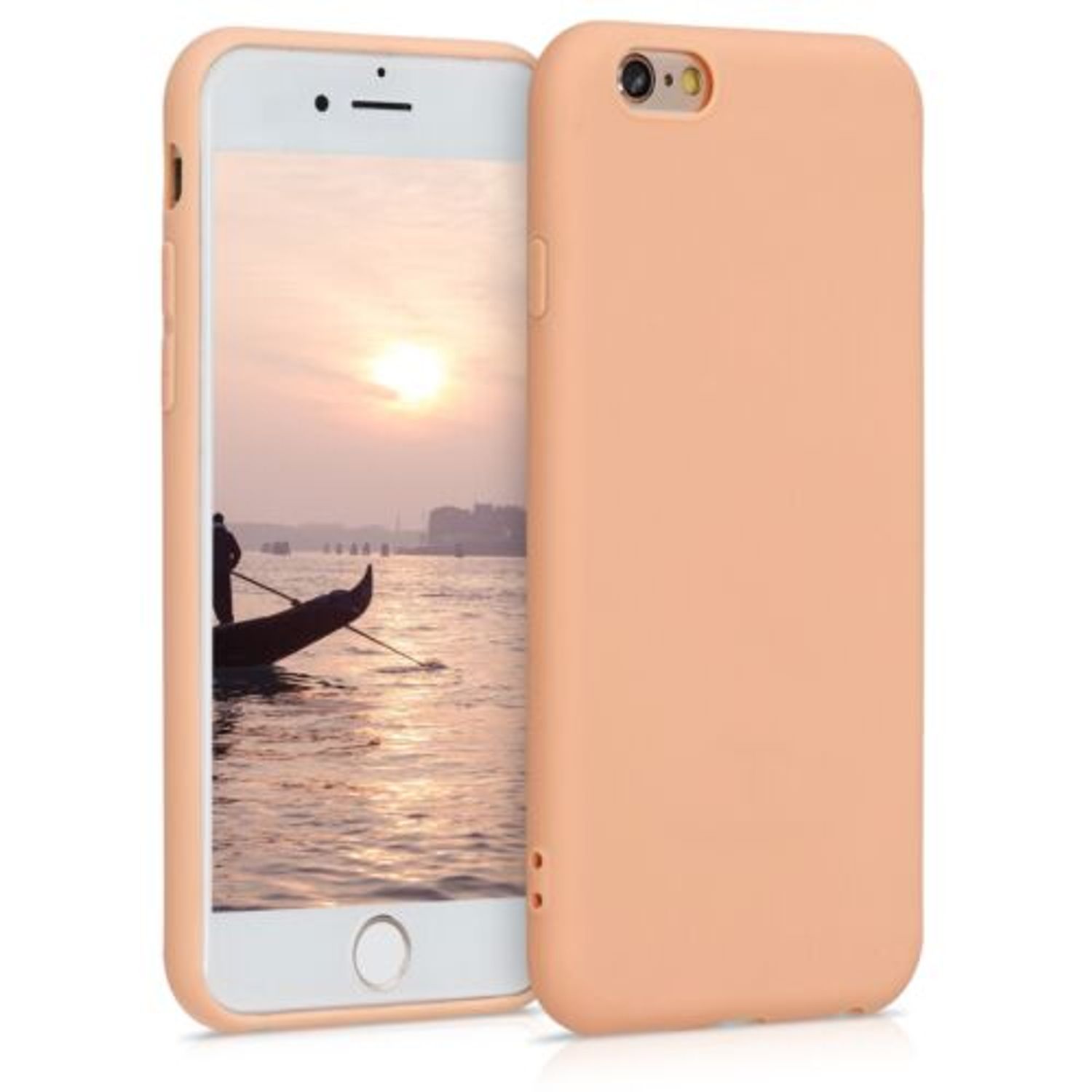 Husa pentru Apple iPhone 6/iPhone 6s, Silicon, Rose Gold, 35176.138 fotografia produsului