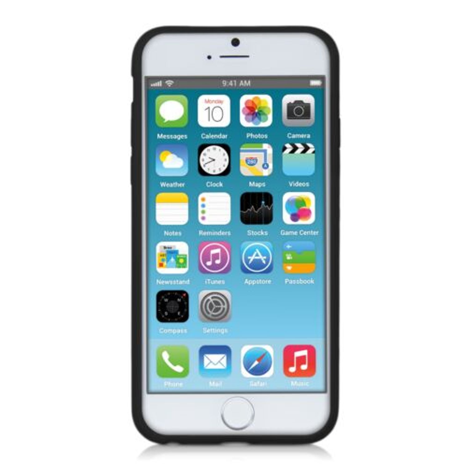 Husa pentru Apple iPhone 6/iPhone 6s, Silicon, Negru, 33100.01 fotografia produsului View 3 L