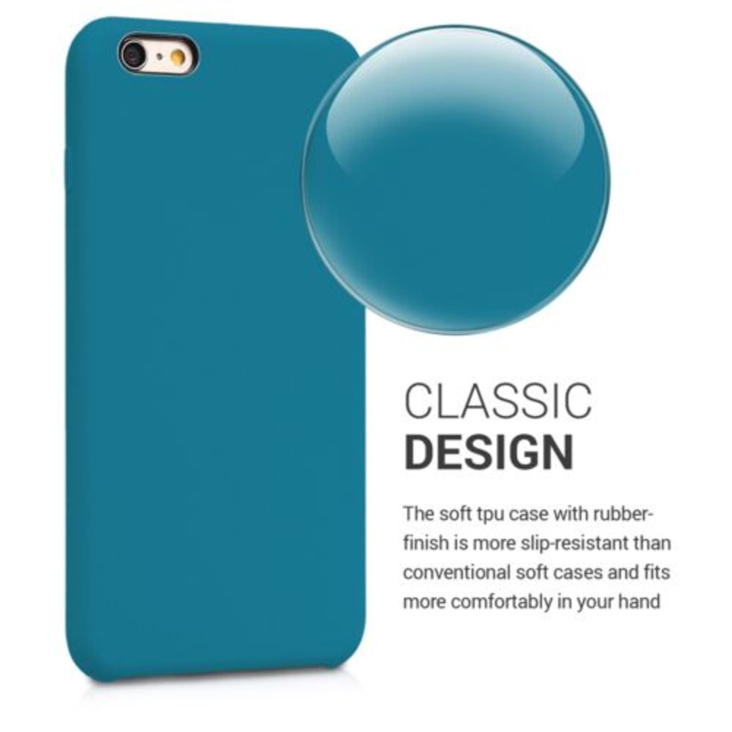 Husa pentru Apple iPhone 6 Plus/iPhone 6s Plus, Silicon, Verde, 40841.57 fotografia produsului View 2 L