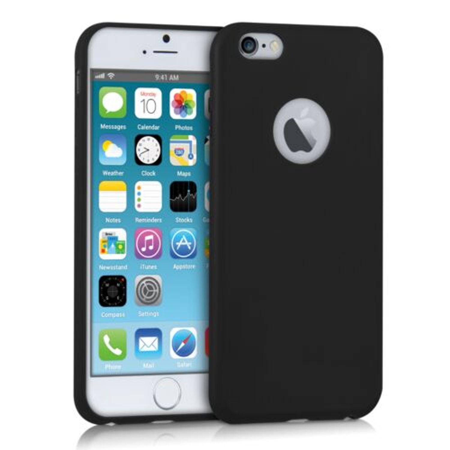 Husa pentru Apple iPhone 6/iPhone 6s, Silicon, Negru, 33100.01 fotografia produsului