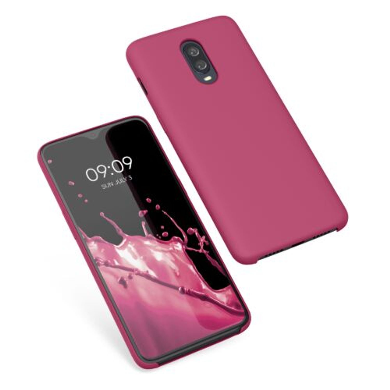 Husa pentru OnePlus 6T, Silicon, Roz, 46316.213 fotografia produsului View 5 L