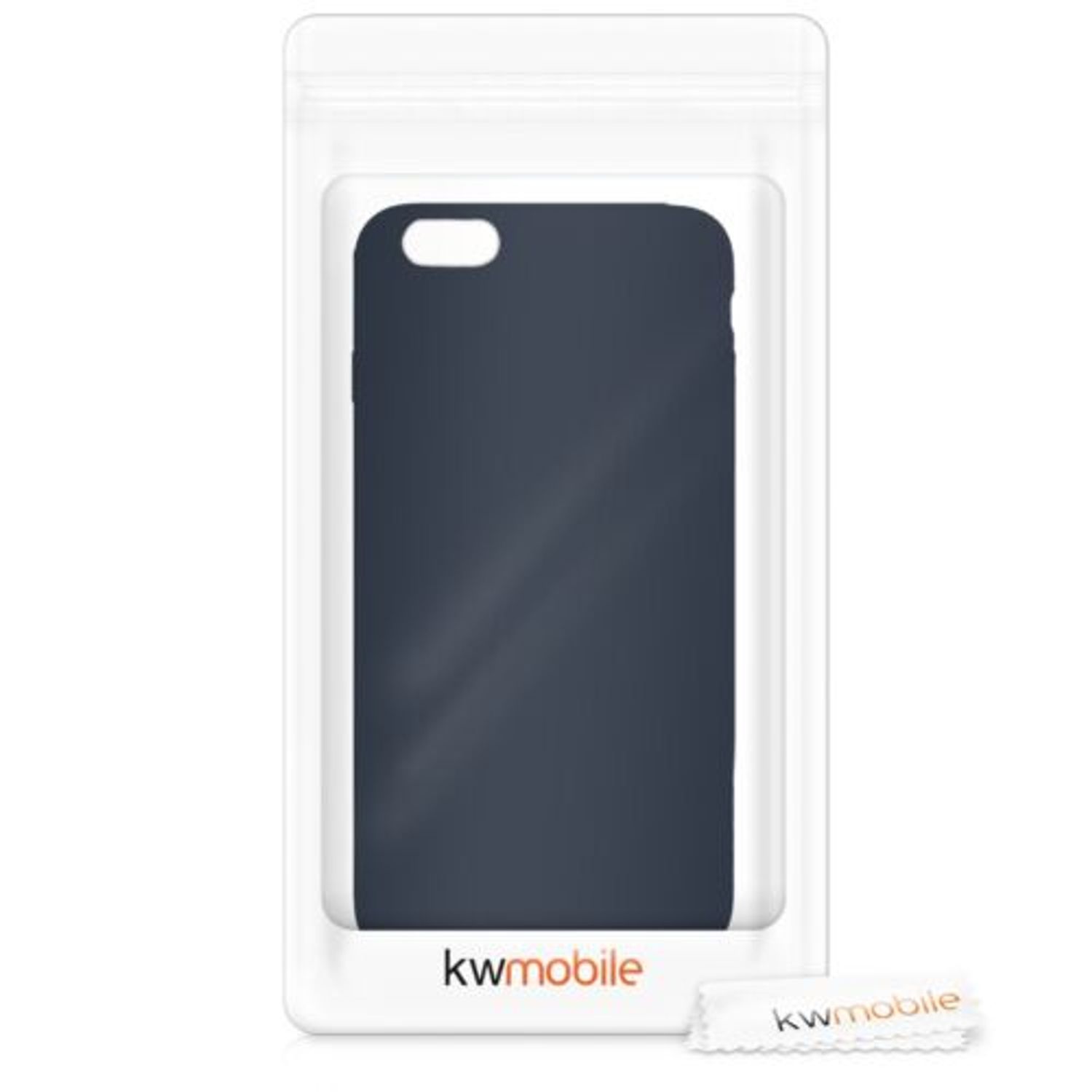 Husa pentru Apple iPhone 6 Plus/iPhone 6s Plus, Silicon, Albastru, 37726.116 fotografia produsului View 7 L