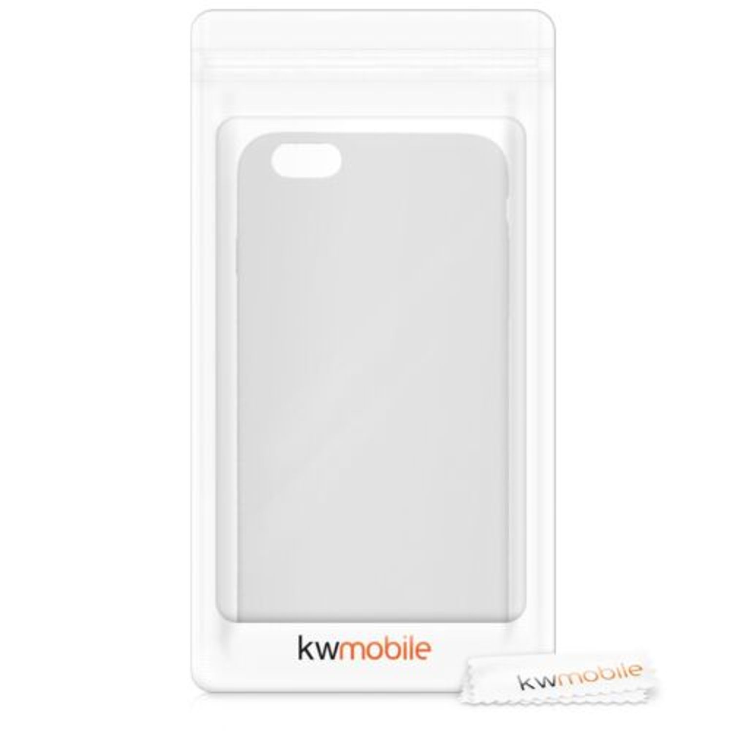 Husa pentru Apple iPhone 6 Plus/iPhone 6s Plus, Silicon, Alb, 37726.48 fotografia produsului View 8 L