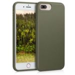 Husa pentru Apple iPhone 8 Plus/iPhone 7 Plus, Fibre vegetale, Verde, 49103.107 fotografia produsului