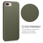 Husa pentru Apple iPhone 8 Plus/iPhone 7 Plus, Fibre vegetale, Verde, 49103.107 fotografia produsului View 4 S
