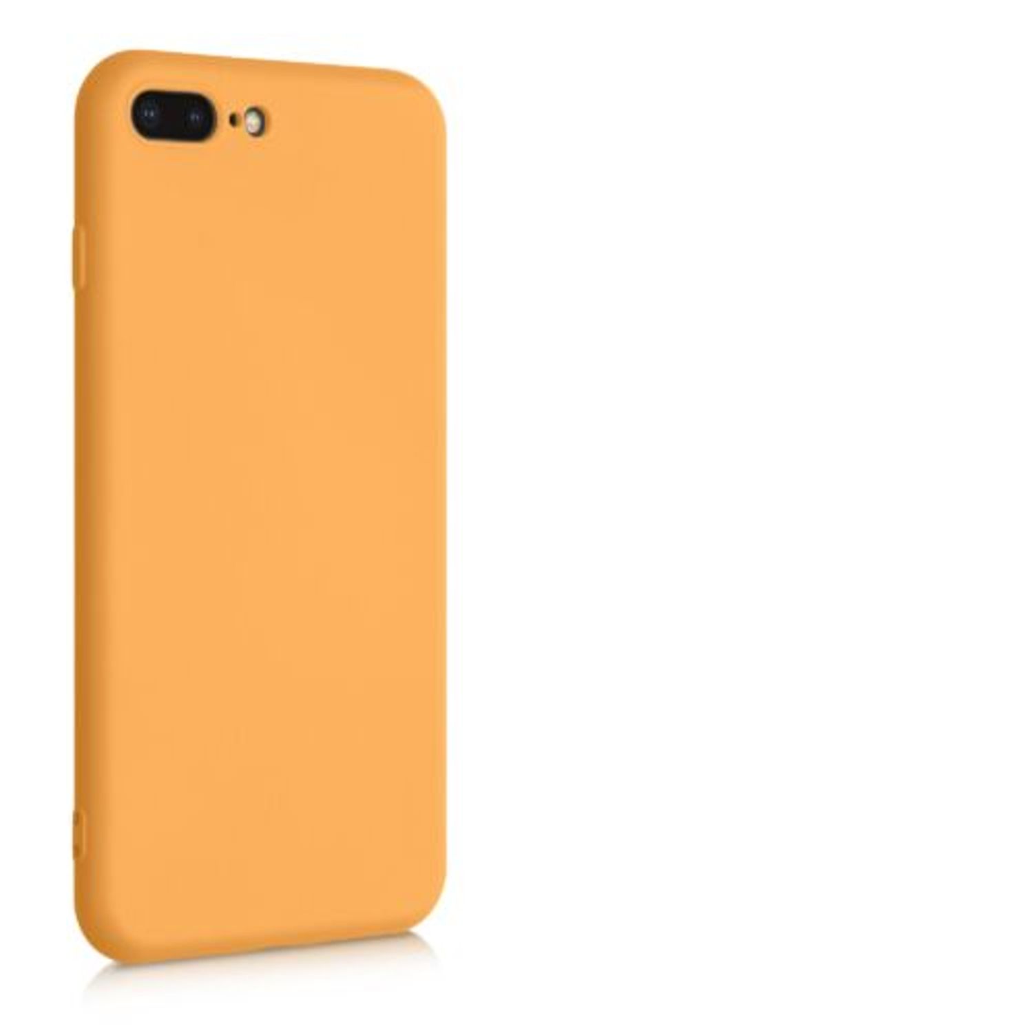Husa pentru iPhone 8 Plus/iPhone 7 Plus, Silicon, Galben, 49981.217 fotografia produsului View 8 L