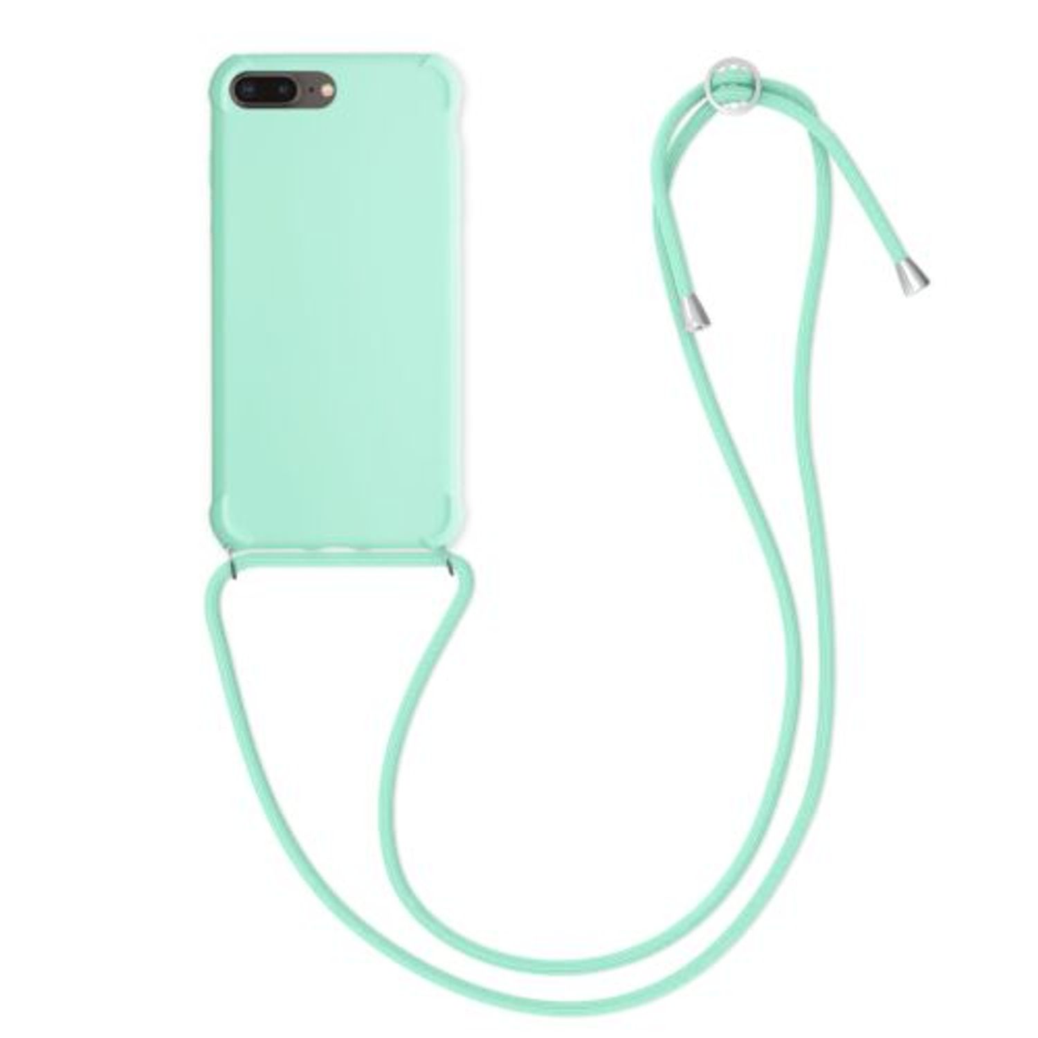 Husa pentru Apple iPhone 8 Plus/iPhone 7 Plus, Silicon, Verde, 49916.71 fotografia produsului
