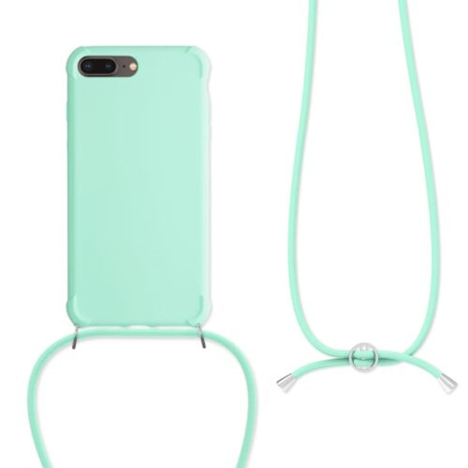 Husa pentru Apple iPhone 8 Plus/iPhone 7 Plus, Silicon, Verde, 49916.71 fotografia produsului View 2 L