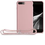 Husa pentru Apple iPhone 8 Plus/iPhone 7 Plus, Silicon, Roz, 49916.154 fotografia produsului View 8 S