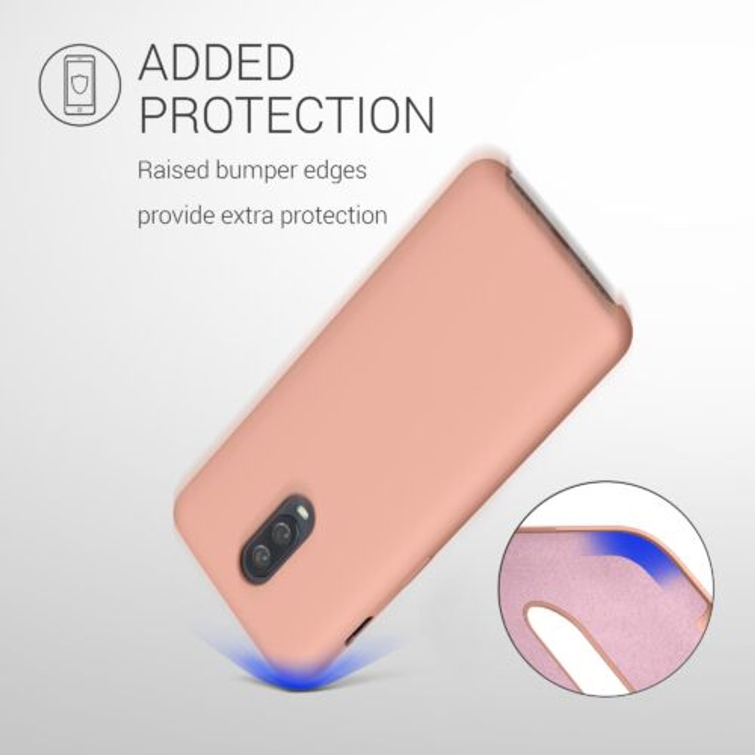 Husa pentru OnePlus 6T, Silicon, Roz, 46316.199 fotografia produsului View 6 L