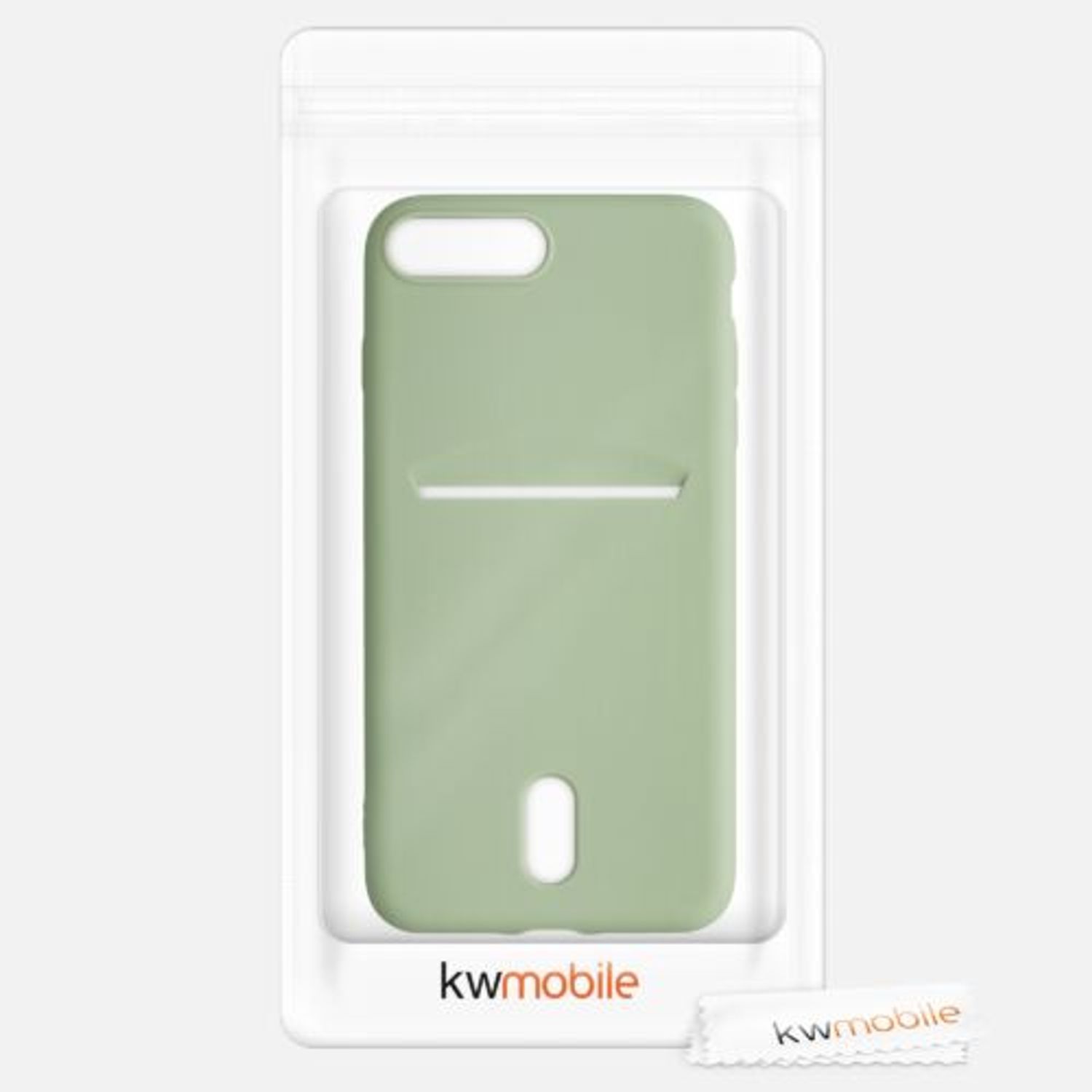 Husa pentru iPhone 8 Plus/iPhone 7 Plus, Silicon, Verde, 49102.172 fotografia produsului View 7 L