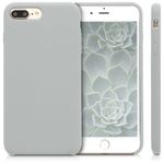 Husa pentru Apple iPhone 8 Plus/iPhone 7 Plus, Silicon, Gri, 40842.70 fotografia produsului View 2 S