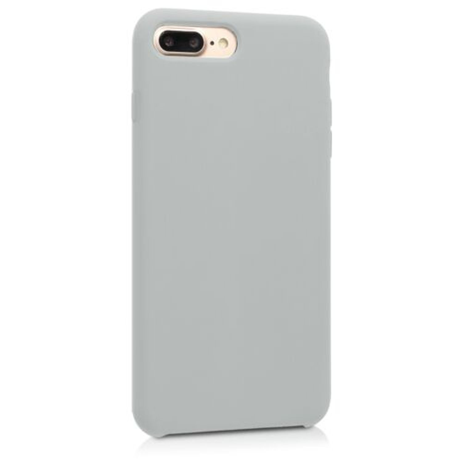 Husa pentru Apple iPhone 8 Plus/iPhone 7 Plus, Silicon, Gri, 40842.70 fotografia produsului View 8 L