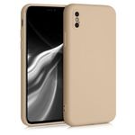 Husa pentru iPhone X/iPhone XS, Silicon, Crem, 49982.154 fotografia produsului