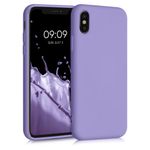 Husa pentru iPhone X/iPhone XS, Silicon, Mov, 49982.222 fotografia produsului