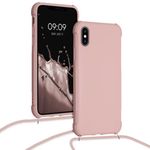 Husa pentru iPhone X/iPhone XS, Silicon, Roz, 49915.154 fotografia produsului View 3 S