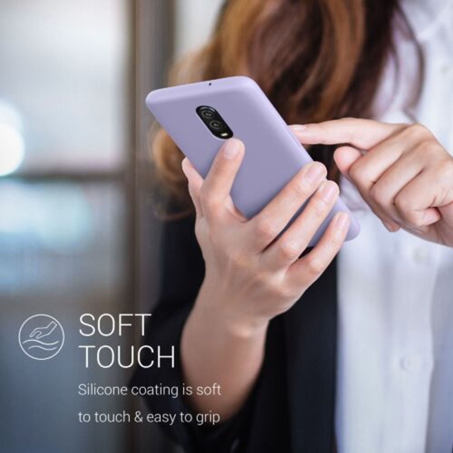 Husa pentru OnePlus 6T, Silicon, Mov, 46316.139 fotografia produsului View 4 L
