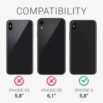 Husa pentru iPhone X/iPhone XS, Silicon, Roz, 49915.154 fotografia produsului View 4 S