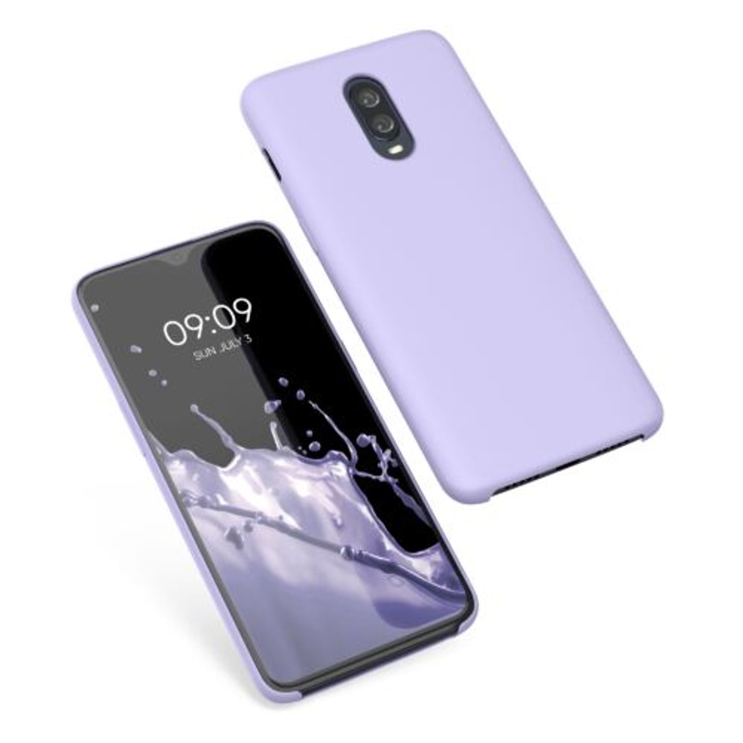 Husa pentru OnePlus 6T, Silicon, Mov, 46316.139 fotografia produsului View 2 L