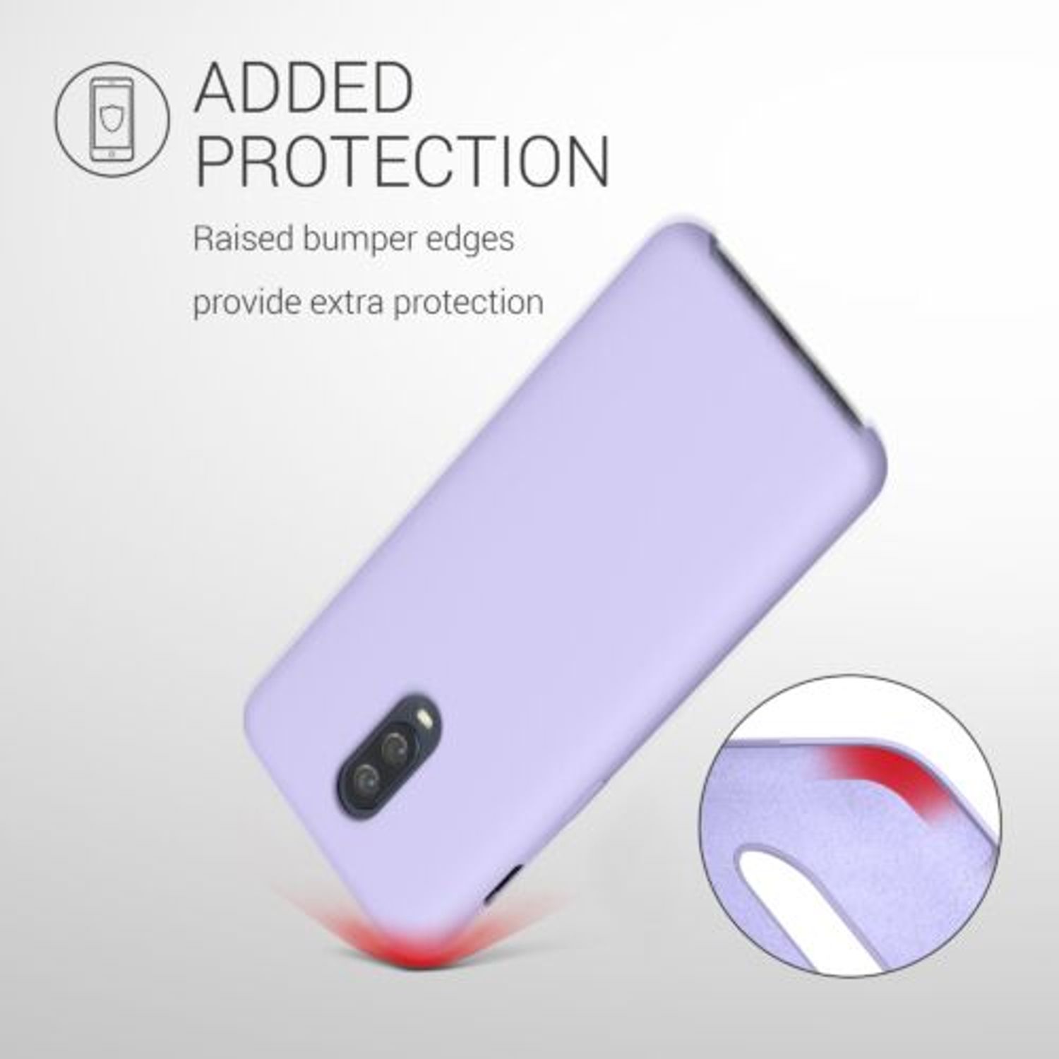 Husa pentru OnePlus 6T, Silicon, Mov, 46316.139 fotografia produsului View 6 L