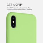 Husa pentru iPhone X/iPhone XS, Silicon, Verde, 46313.214 fotografia produsului View 4 S