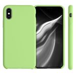 Husa pentru iPhone X/iPhone XS, Silicon, Verde, 46313.214 fotografia produsului View 2 S