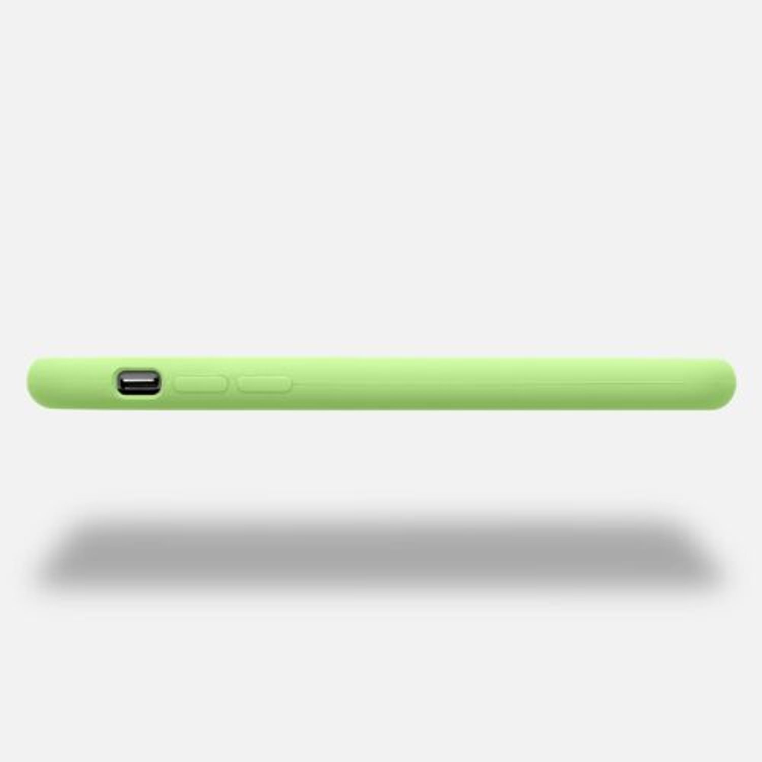 Husa pentru iPhone X/iPhone XS, Silicon, Verde, 46313.214 fotografia produsului View 5 L