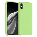 Husa pentru iPhone X/iPhone XS, Silicon, Verde, 46313.214 fotografia produsului