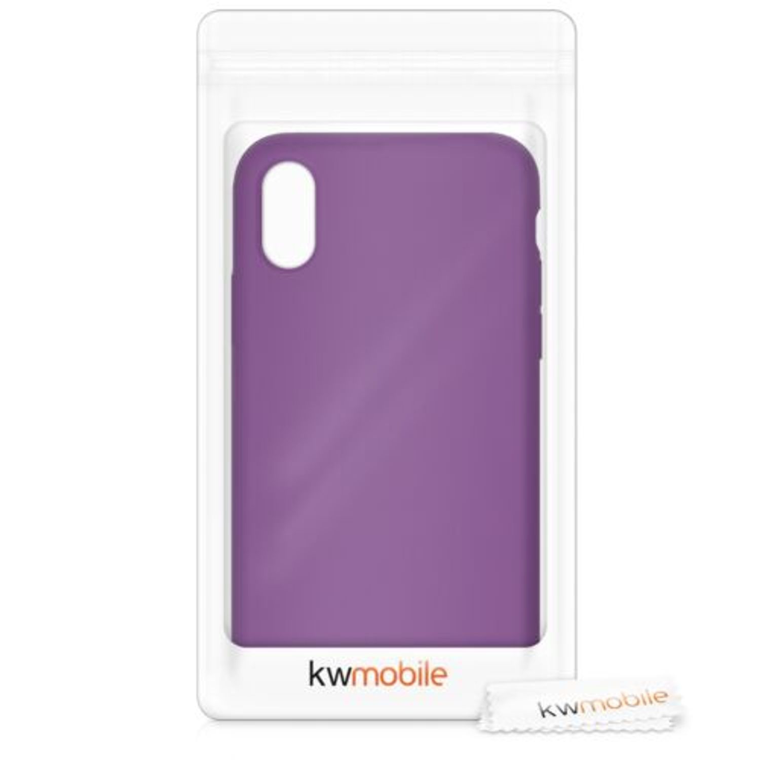 Husa pentru Apple iPhone X/iPhone XS, Silicon, Mov, 42495.102 fotografia produsului View 7 L
