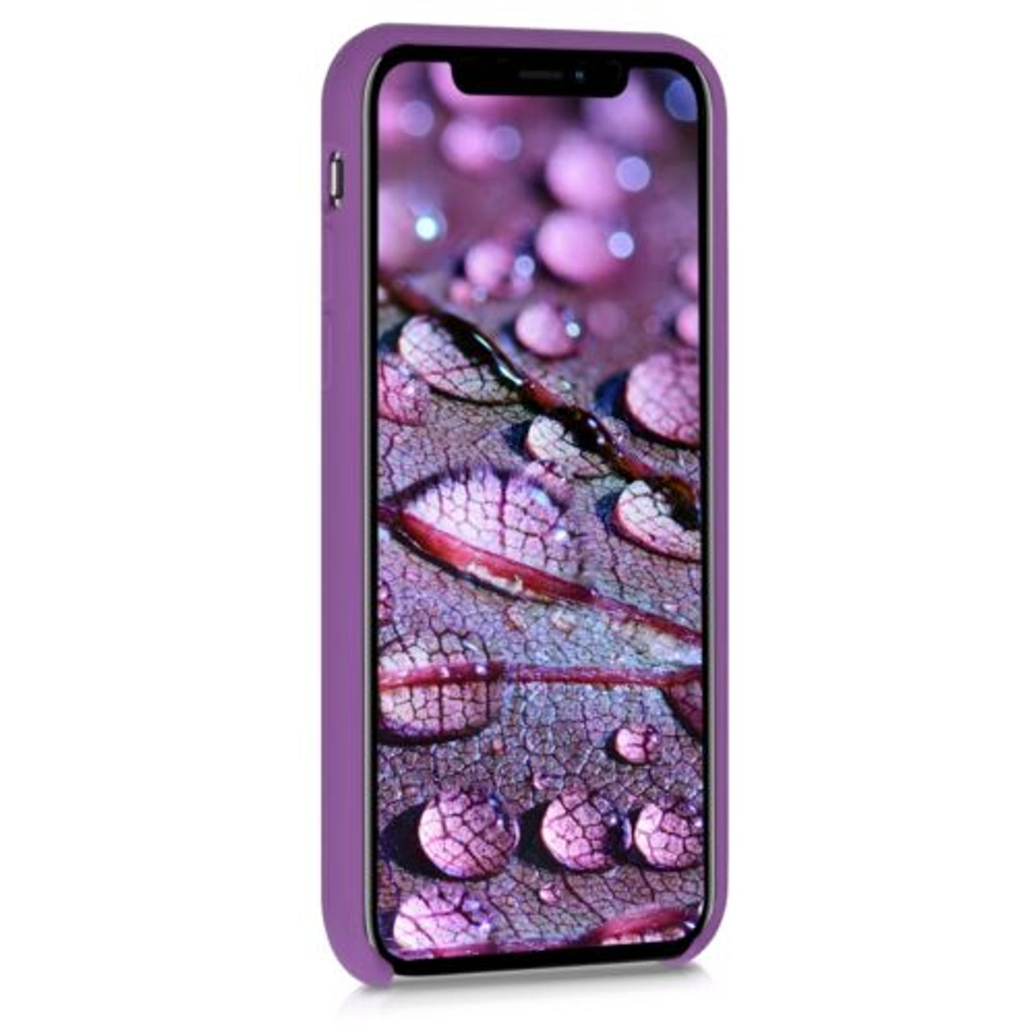 Husa pentru Apple iPhone X/iPhone XS, Silicon, Mov, 42495.102 fotografia produsului View 3 L