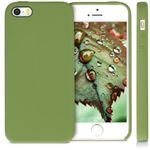 Husa pentru Apple iPhone 5/iPhone 5s/iPhone SE, Silicon, Verde, 42766.148 fotografia produsului View 2 S