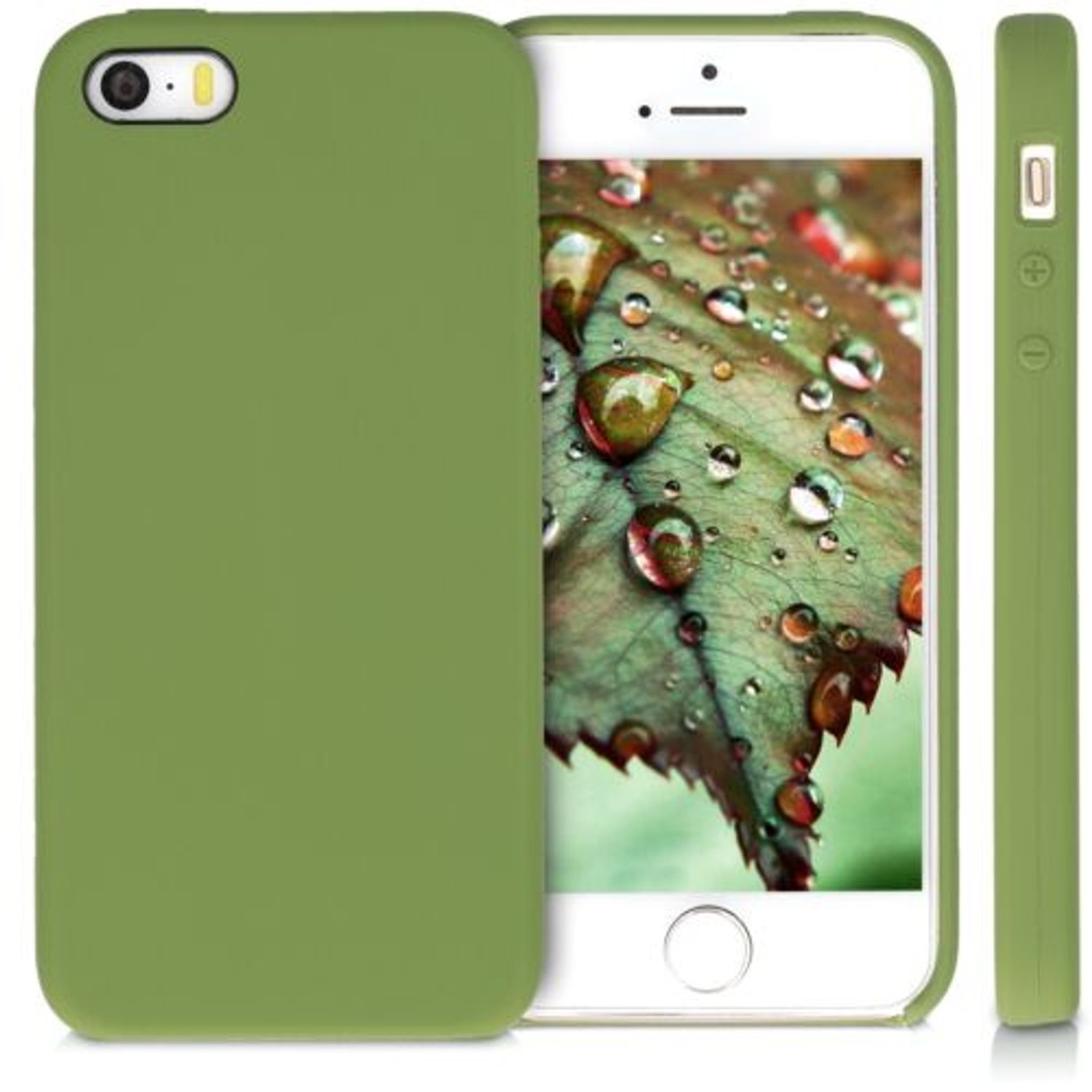 Husa pentru Apple iPhone 5/iPhone 5s/iPhone SE, Silicon, Verde, 42766.148 fotografia produsului View 2 L
