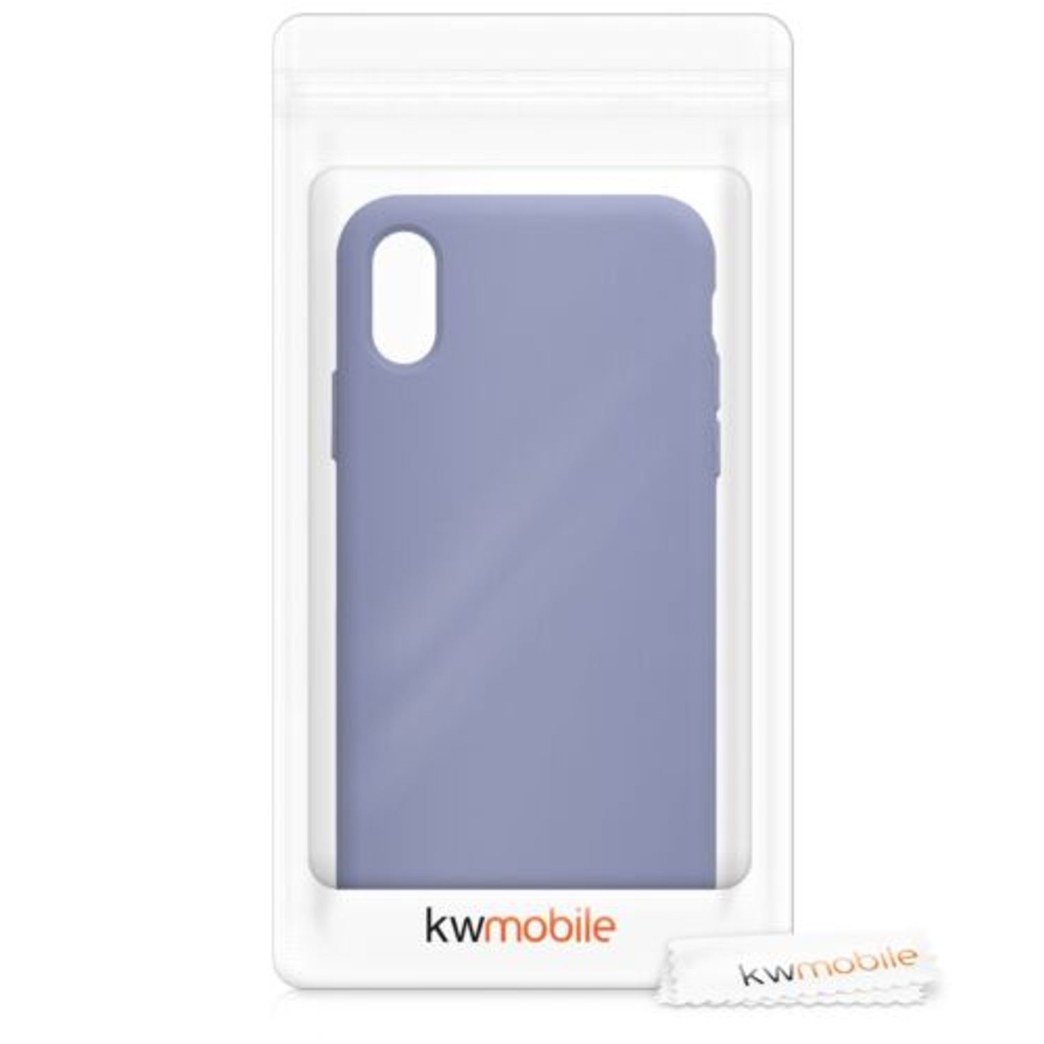 Husa pentru Apple iPhone X/iPhone XS, Silicon, Mov, 46313.130 fotografia produsului View 6 L
