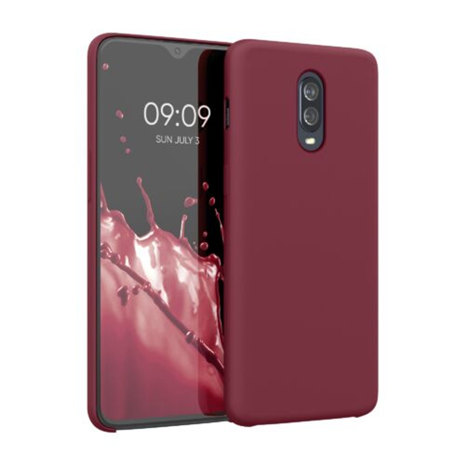 Husa pentru OnePlus 6T, Silicon, Violet, 46316.209 fotografia produsului