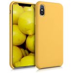 Husa pentru Apple iPhone X/iPhone XS, Silicon, Galben, 46313.143 fotografia produsului