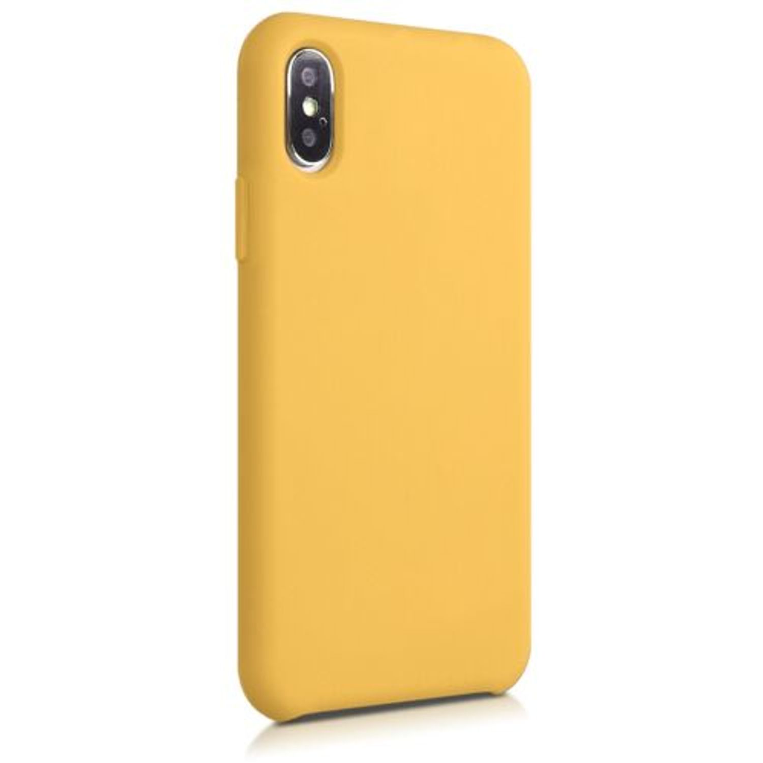 Husa pentru Apple iPhone X/iPhone XS, Silicon, Galben, 46313.143 fotografia produsului View 8 L