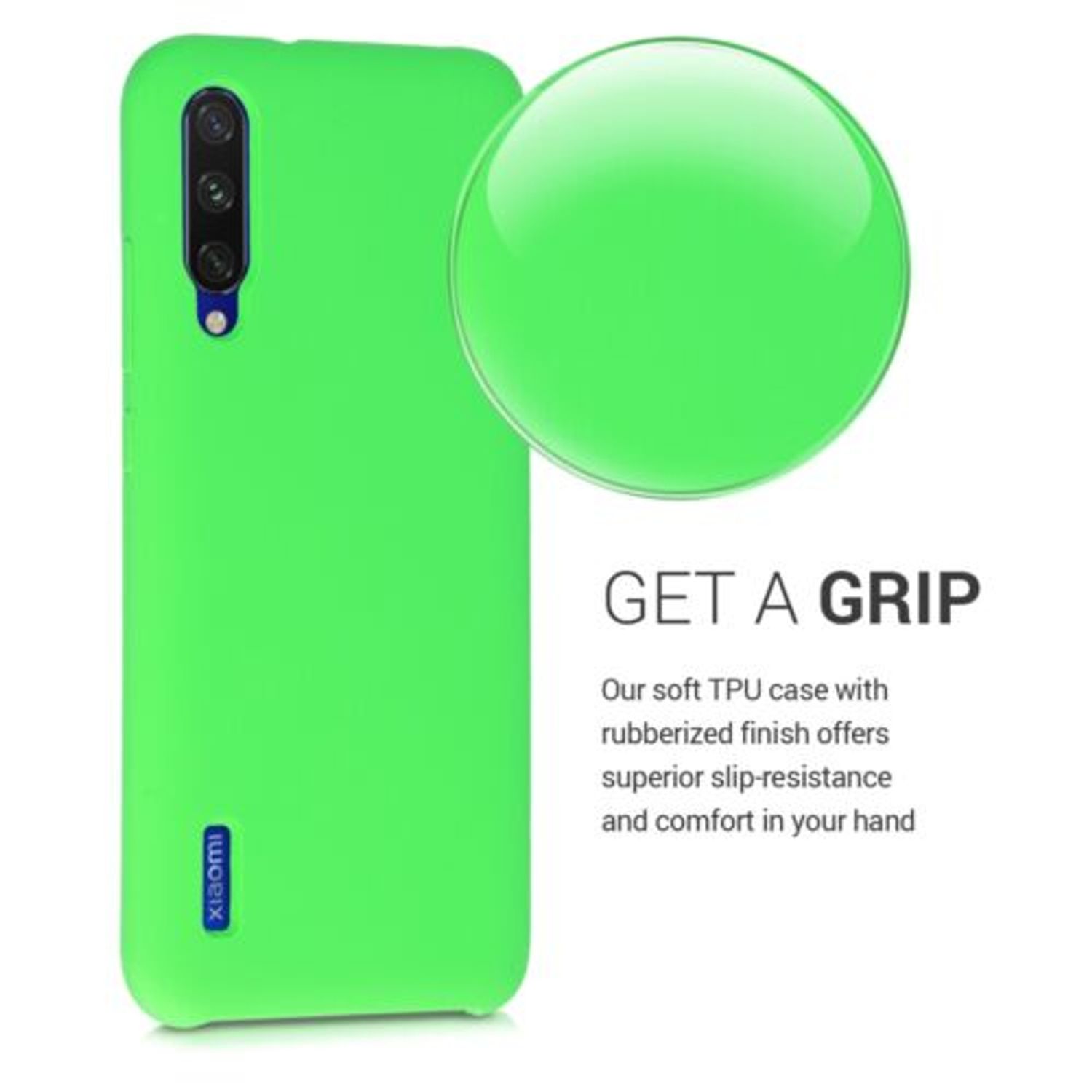 Husa pentru Xiaomi Mi A3/Mi CC9e, Silicon, Verde, 49680.159 fotografia produsului View 4 L