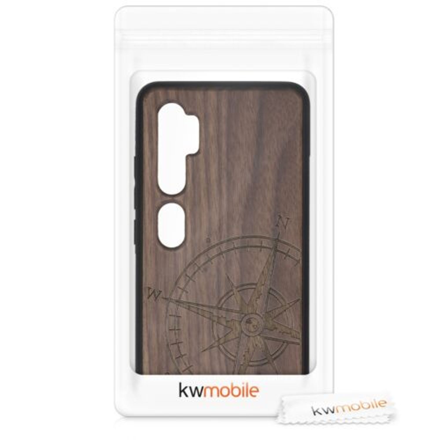 Husa pentru Xiaomi Mi Note 10/Mi Note 10 Pro, Lemn, Maro, 51278.02 fotografia produsului View 6 L