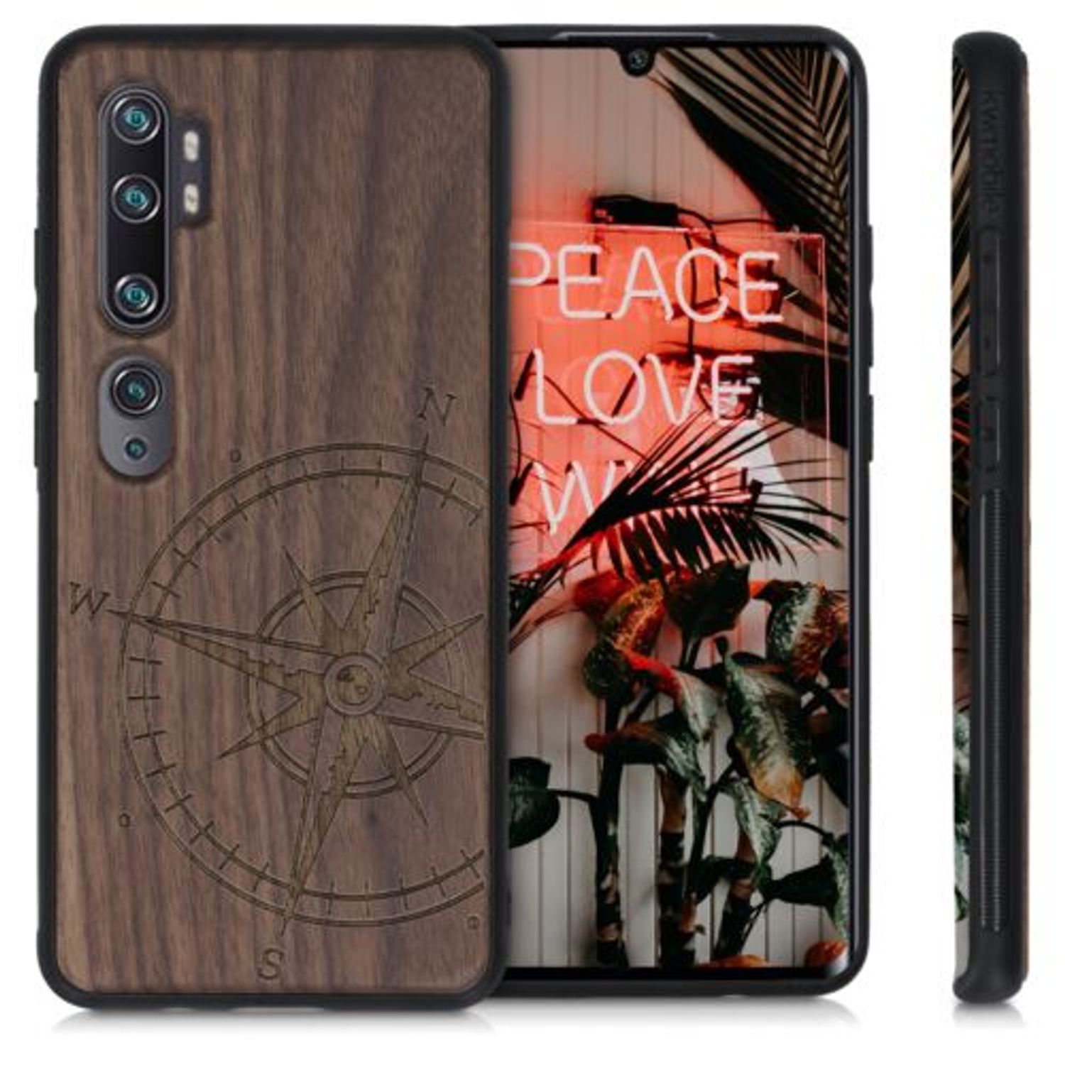 Husa pentru Xiaomi Mi Note 10/Mi Note 10 Pro, Lemn, Maro, 51278.02 fotografia produsului View 2 L