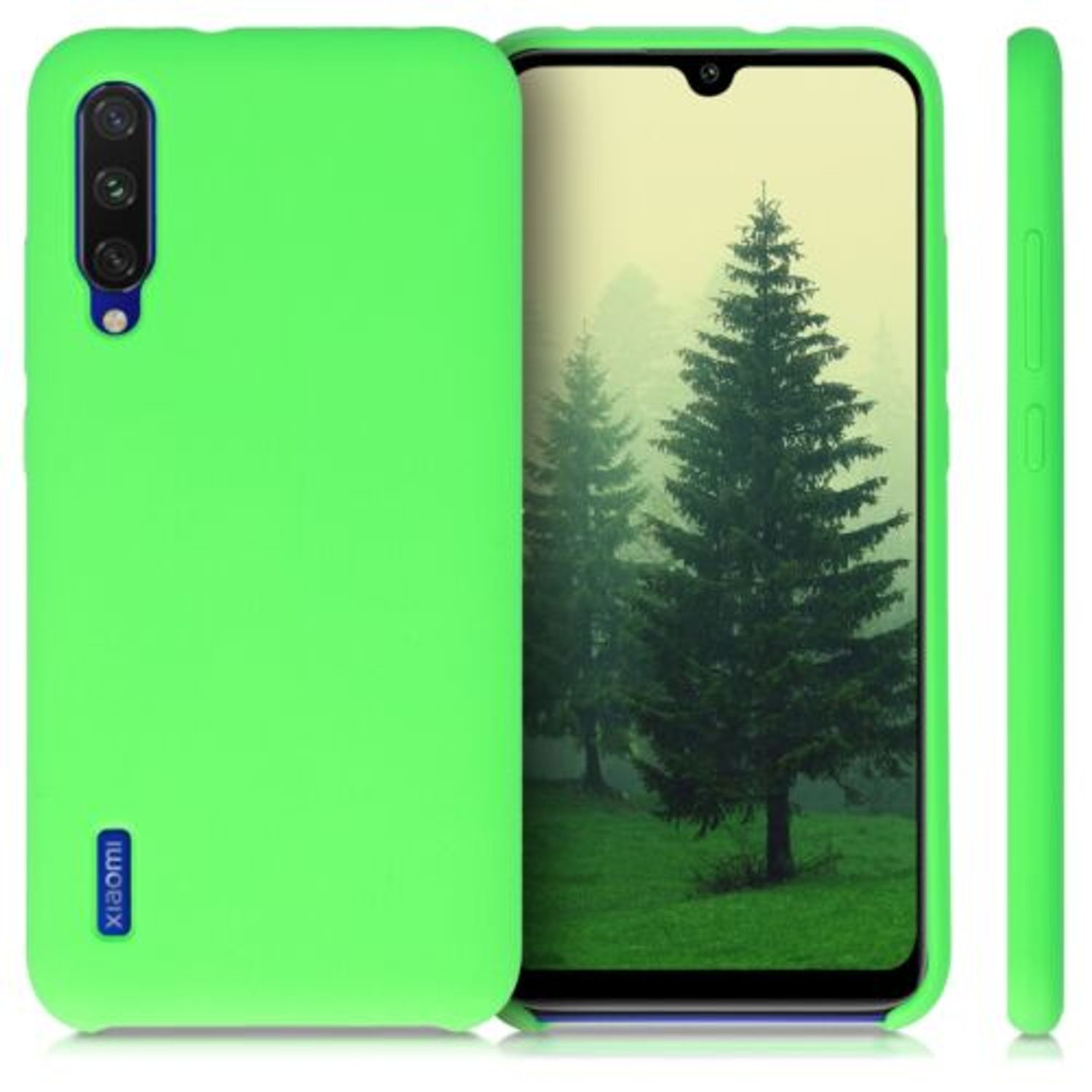 Husa pentru Xiaomi Mi A3/Mi CC9e, Silicon, Verde, 49680.159 fotografia produsului View 2 L