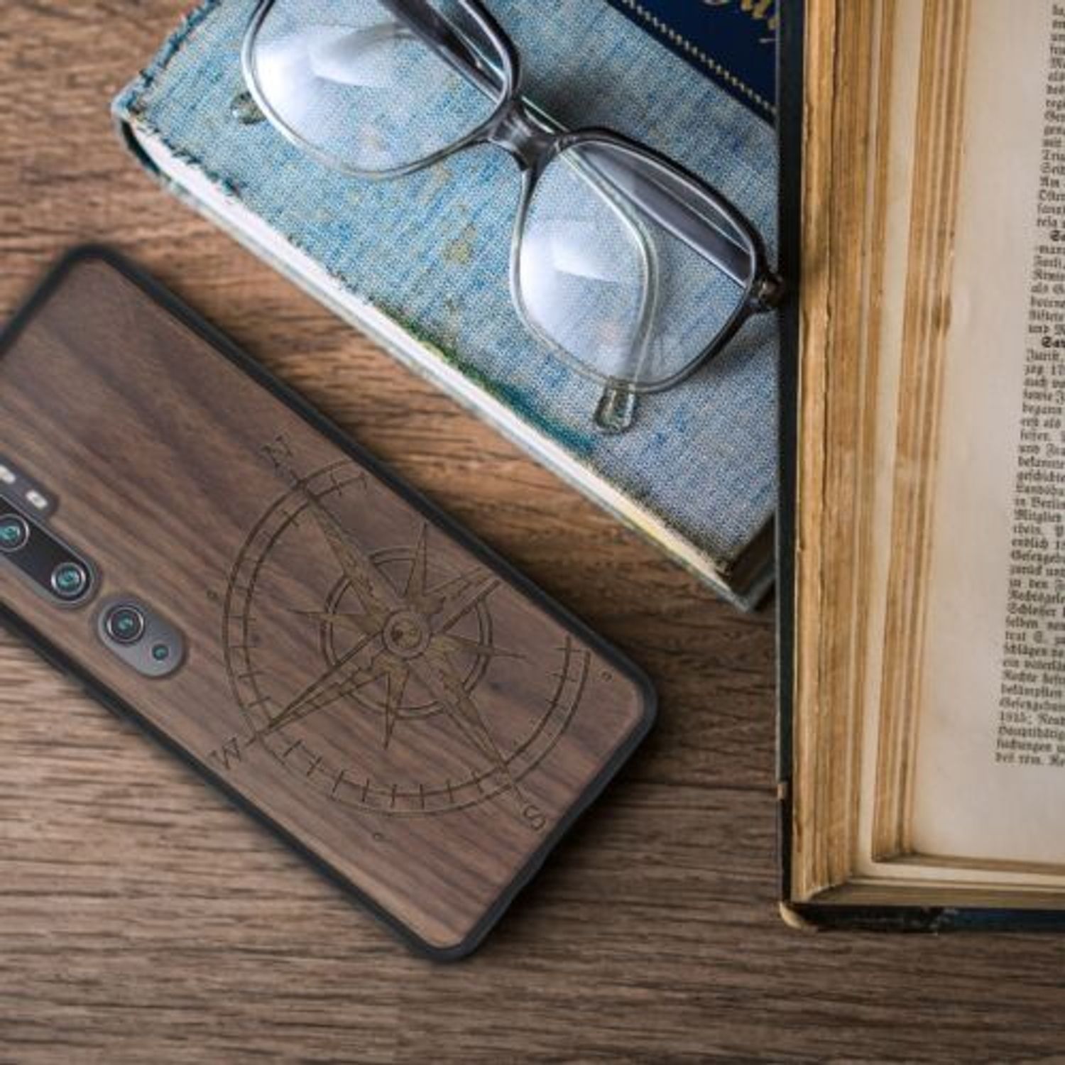 Husa pentru Xiaomi Mi Note 10/Mi Note 10 Pro, Lemn, Maro, 51278.02 fotografia produsului View 4 L