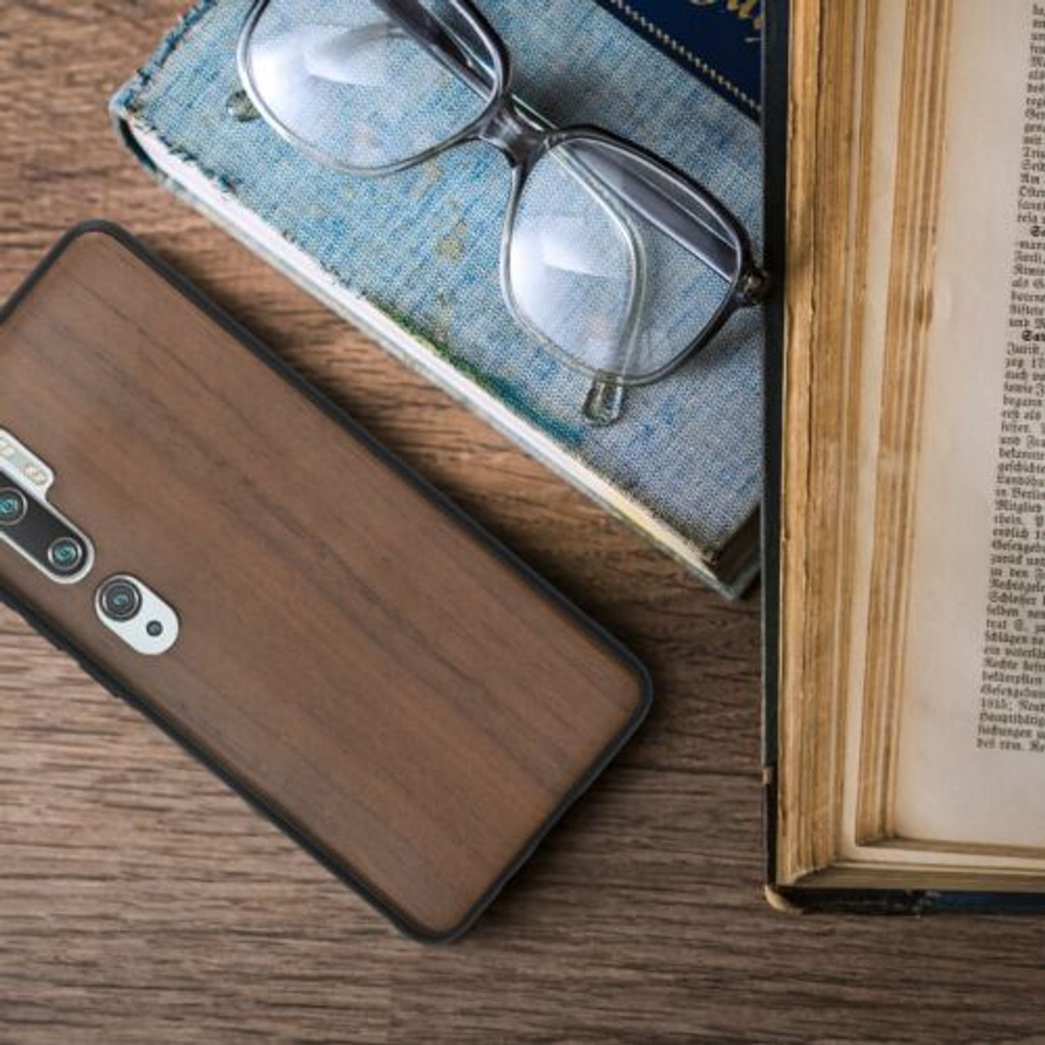 Husa pentru Xiaomi Mi Note 10/Mi Note 10 Pro, Lemn, Maro, 50951.18 fotografia produsului View 5 L