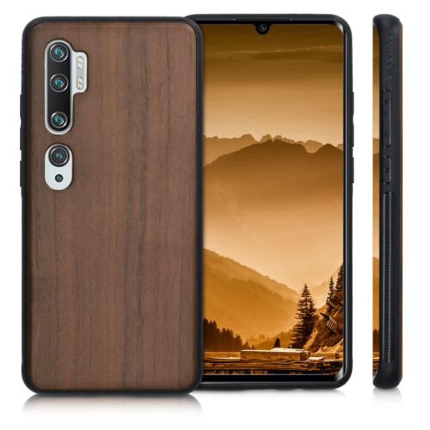 Husa pentru Xiaomi Mi Note 10/Mi Note 10 Pro, Lemn, Maro, 50951.18 fotografia produsului View 2 L
