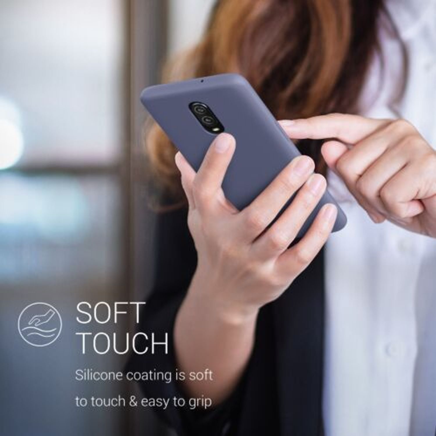 Husa pentru OnePlus 6T, Silicon, Mov, 46316.130 fotografia produsului View 4 L